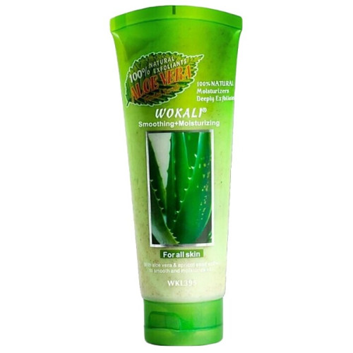 Скраб для особи WOKALI SMOOTHING MOISTURIZING ALOE VERA 120 МЛ