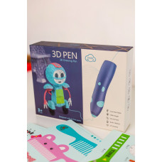 3D Ручка "Printing Pen" 14см + трафарети на акумуляторі з USB 66-32A
