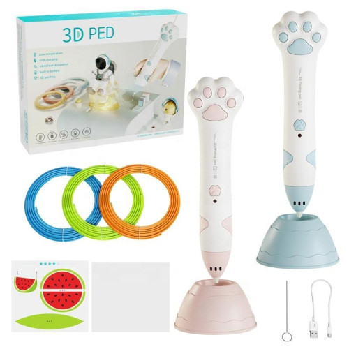 3-d ручка Лапка на акумуляторі