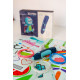 3D Ручка "Printing Pen" 14см + трафарети на акумуляторі з USB 66-32A